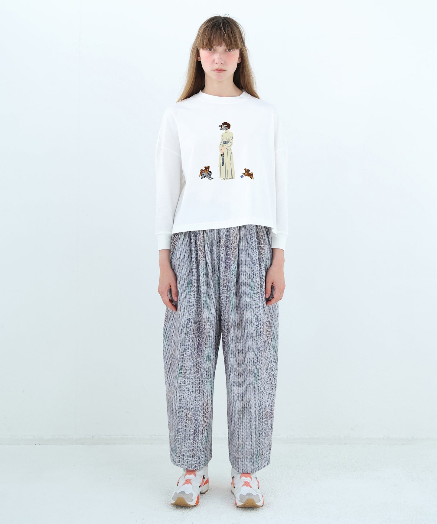 DOG SAVE THE QUEEN Wide Pullover