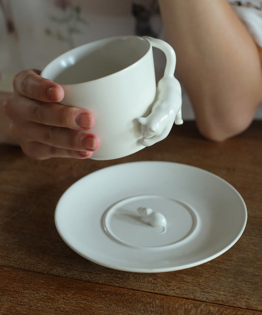 READY OR NOT CUP AND SAUCER