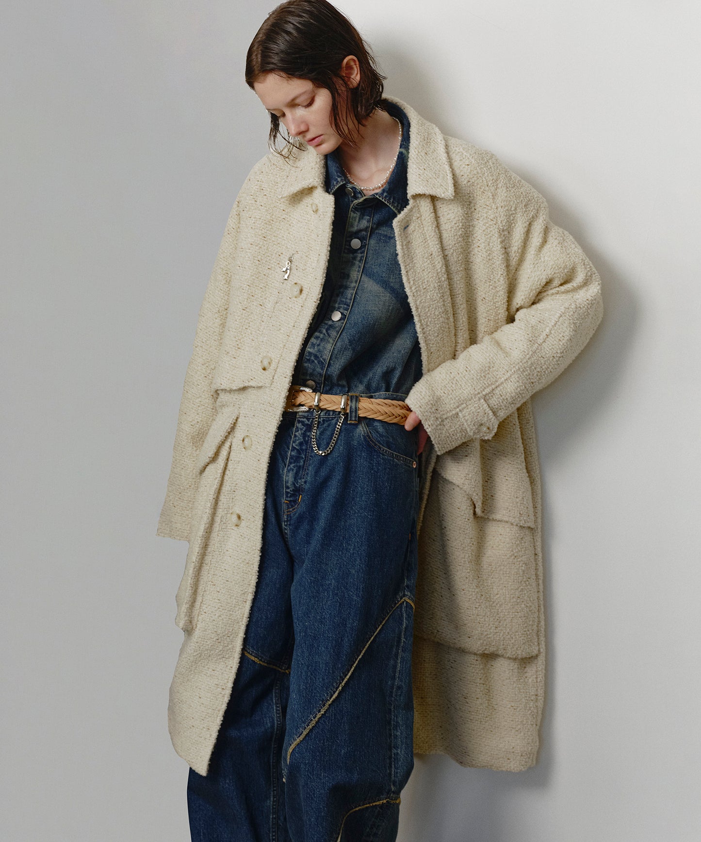 TWEED TRENCH COAT