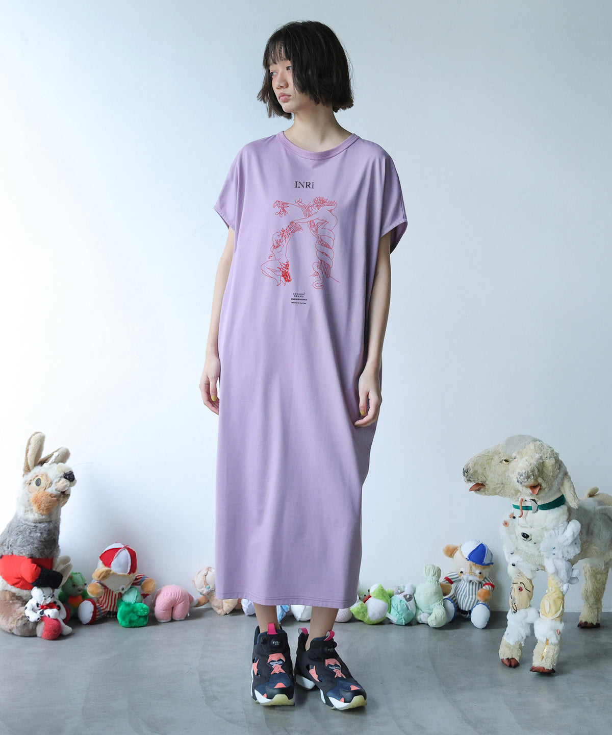 RELAX TEE DRESS（ADAM AND EVE）