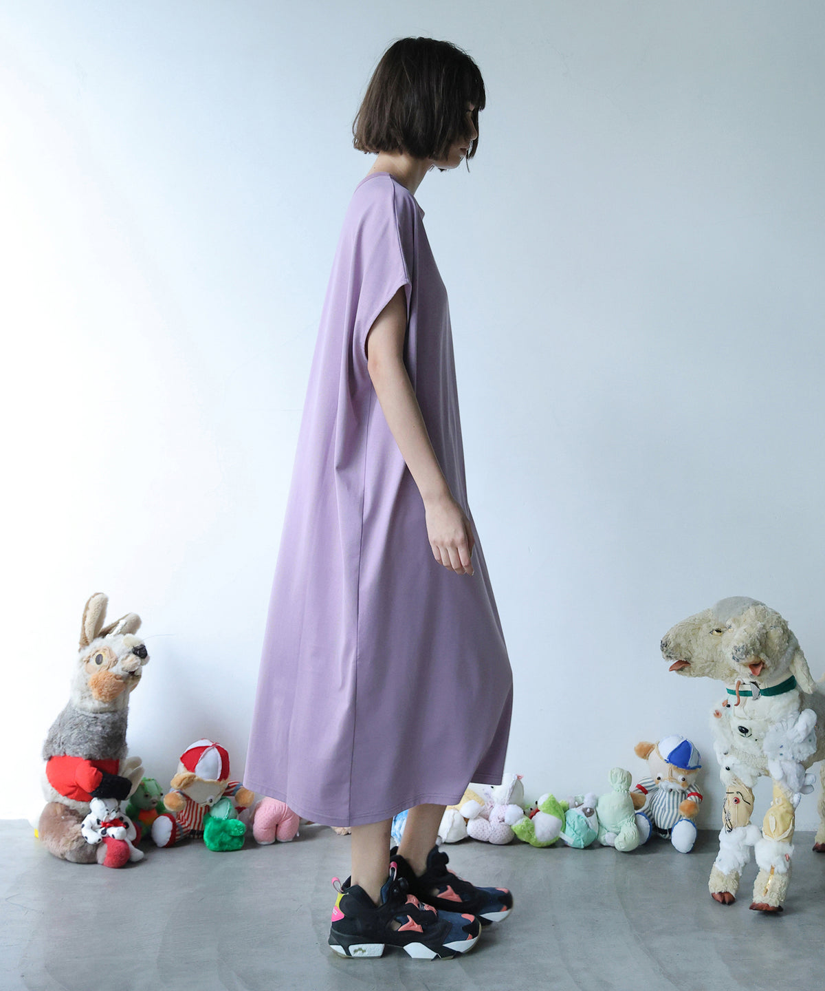 RELAX TEE DRESS（ADAM AND EVE）