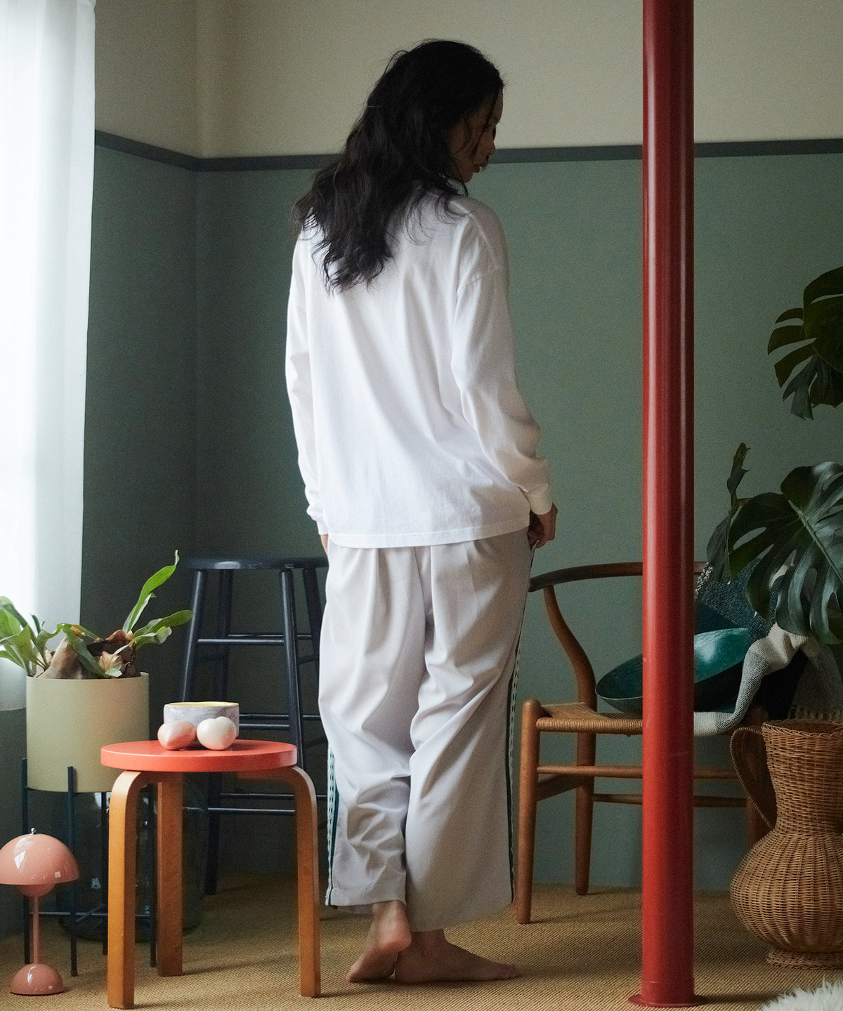 PIGMENT-DYED L/S TEE（AMITY）