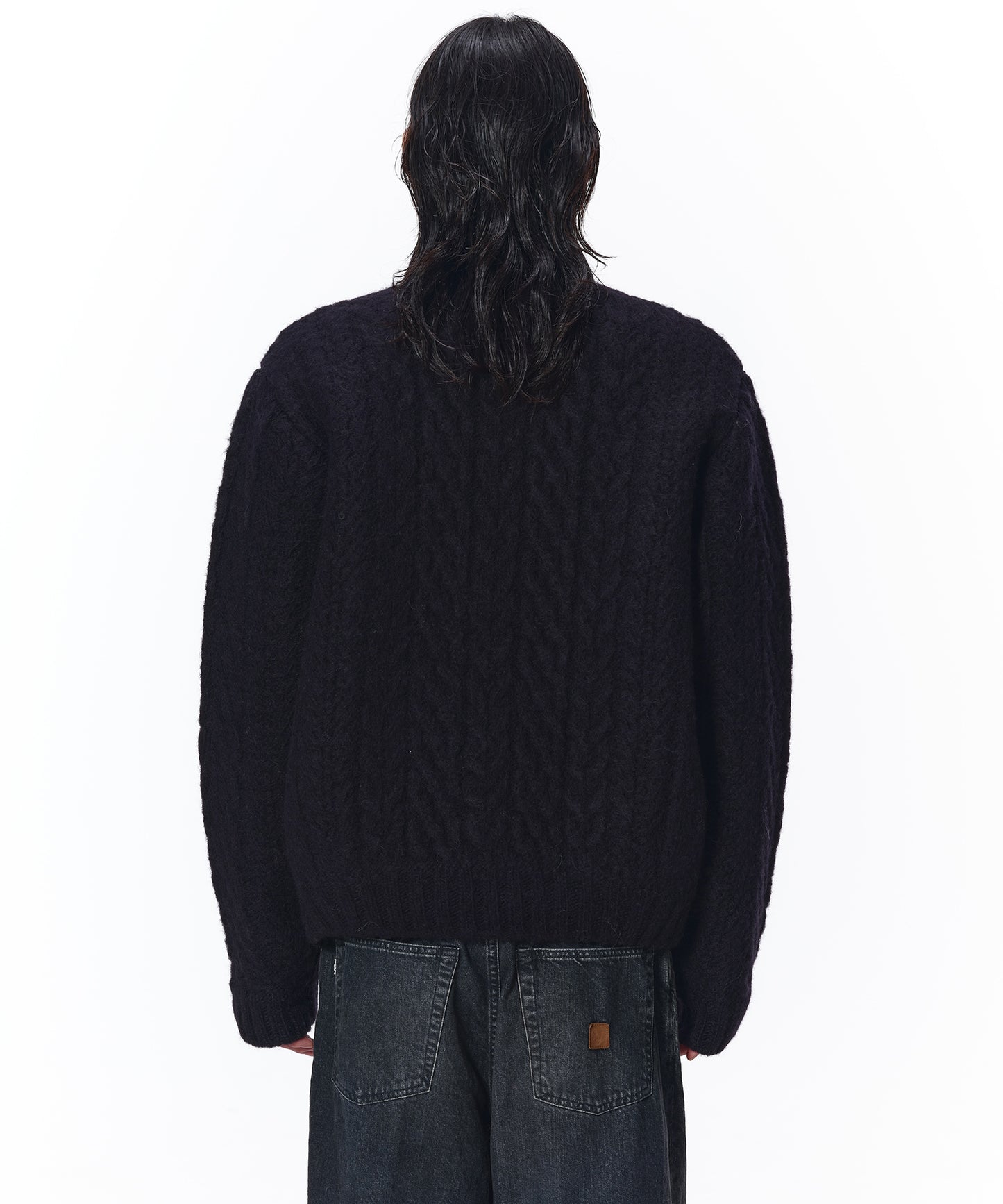 CABLE ZIP KNIT