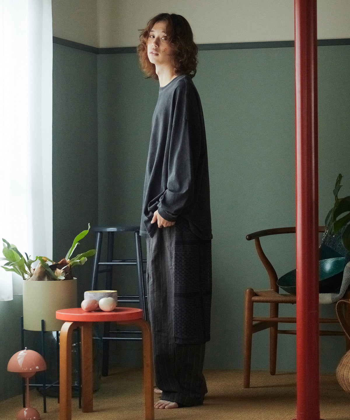 PIGMENT-DYED L/S TEE（LAST TEE PARTY）