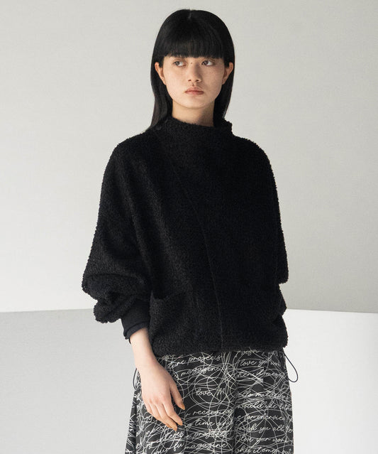 FEATHER LACE BLOUSON