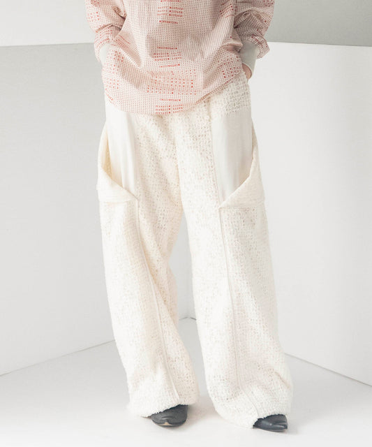 FEATHER LACE PANTS
