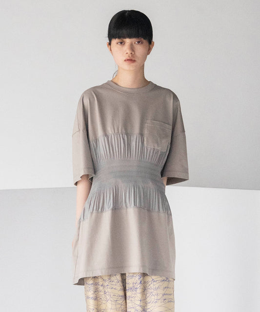 PLEATED T-SHIRT