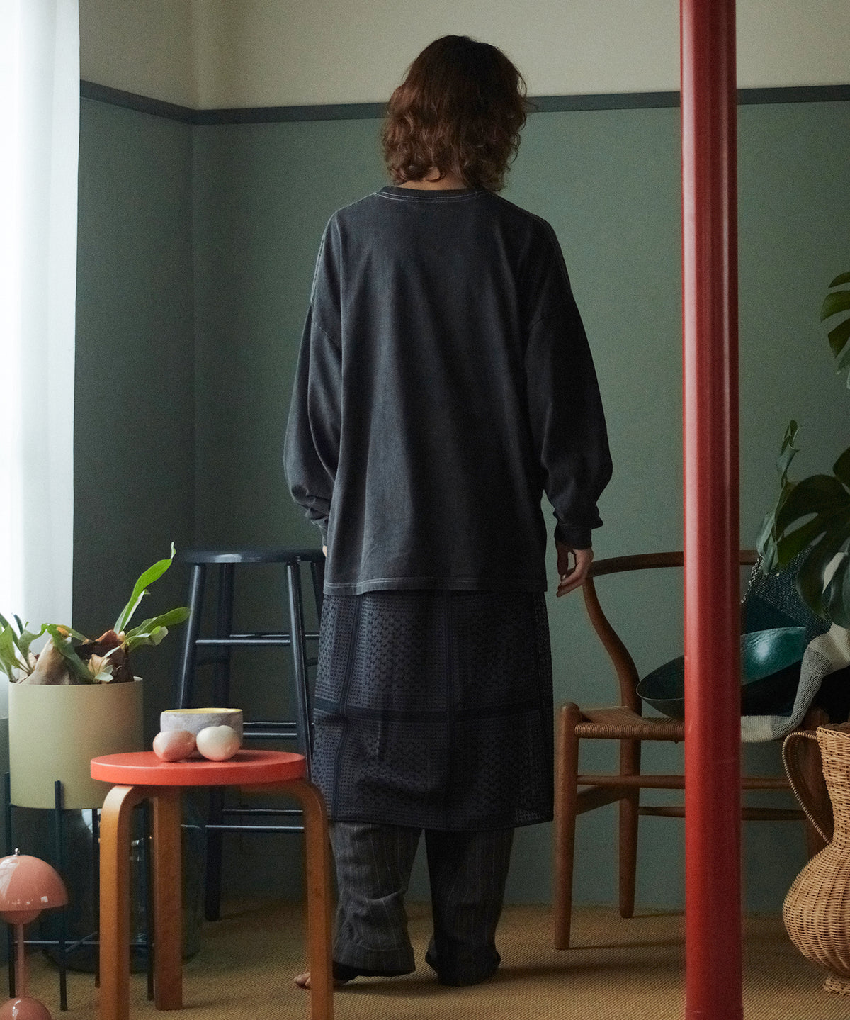 PIGMENT-DYED L/S TEE（LAST TEE PARTY）