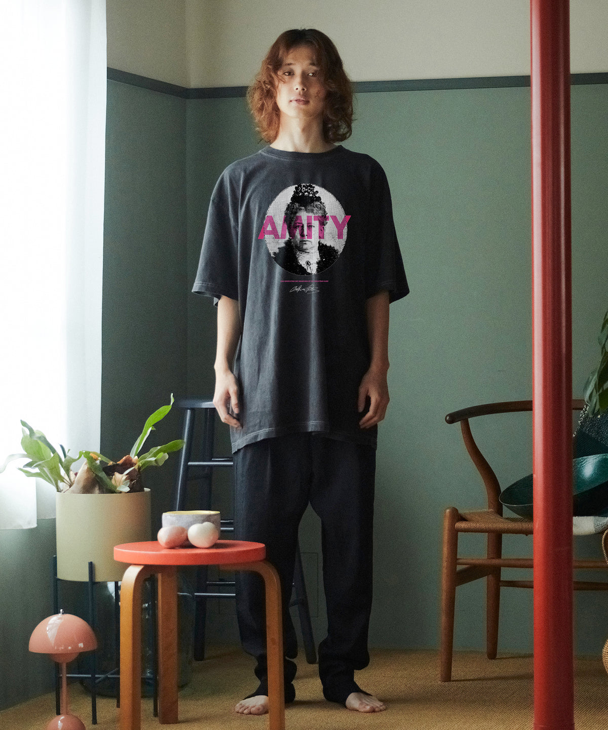 PIGMENT-DYED TEE（AMITY）