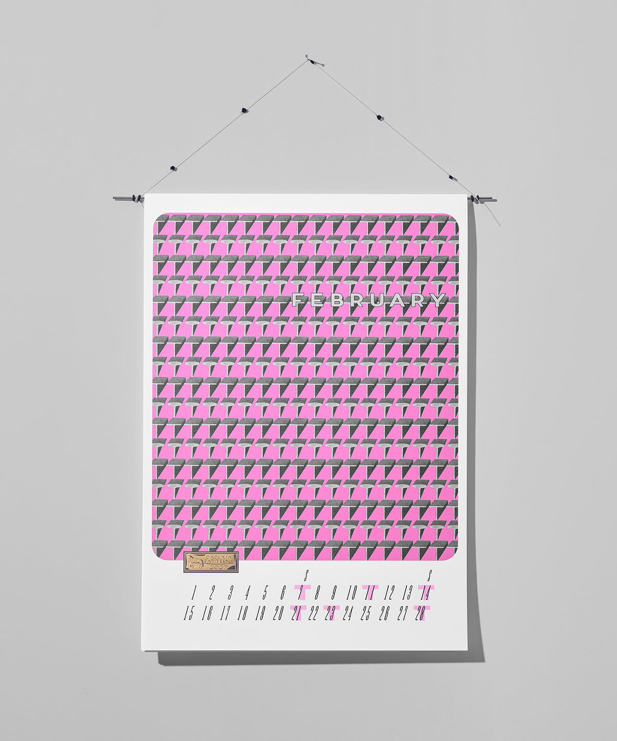 2027 カレンダー 「 CACUMA Patterns 2027」 Design :Yoshie Watanabe
