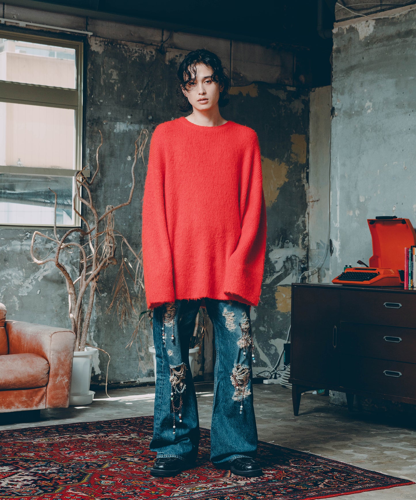 mohair pullover knit