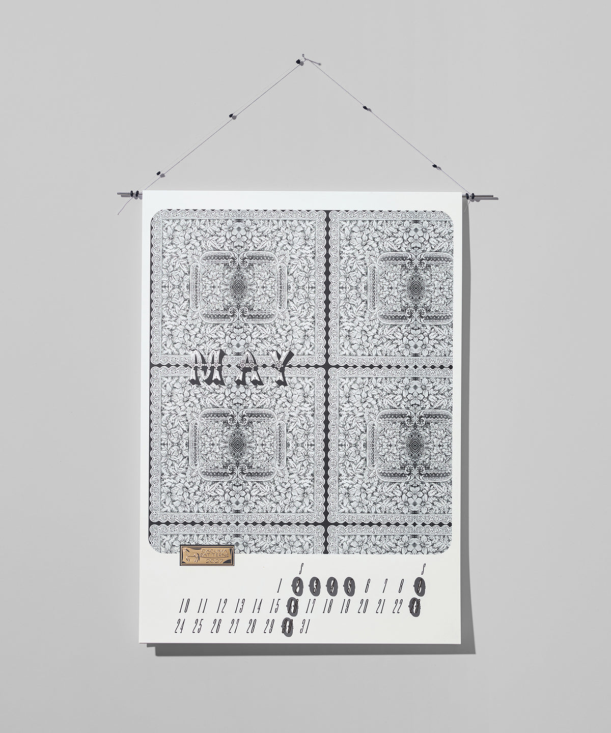 2027 カレンダー 「 CACUMA Patterns 2027」 Design :Yoshie Watanabe