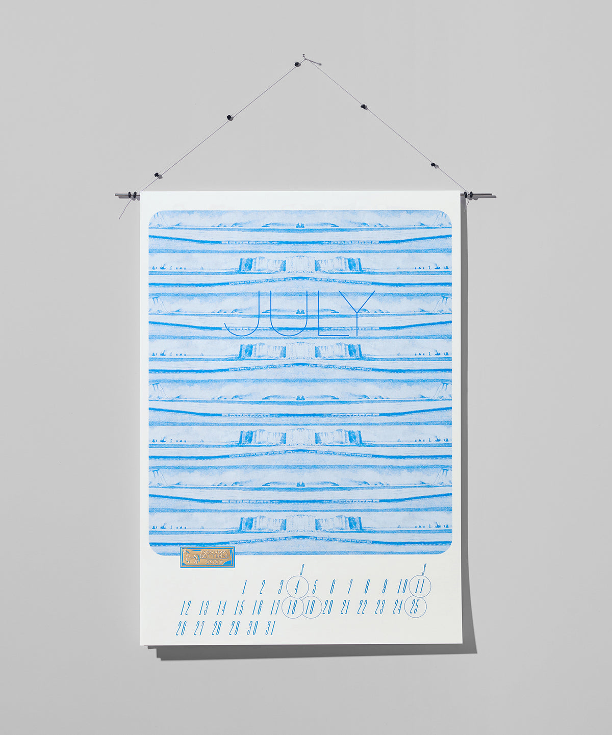 2027 カレンダー 「 CACUMA Patterns 2027」 Design :Yoshie Watanabe