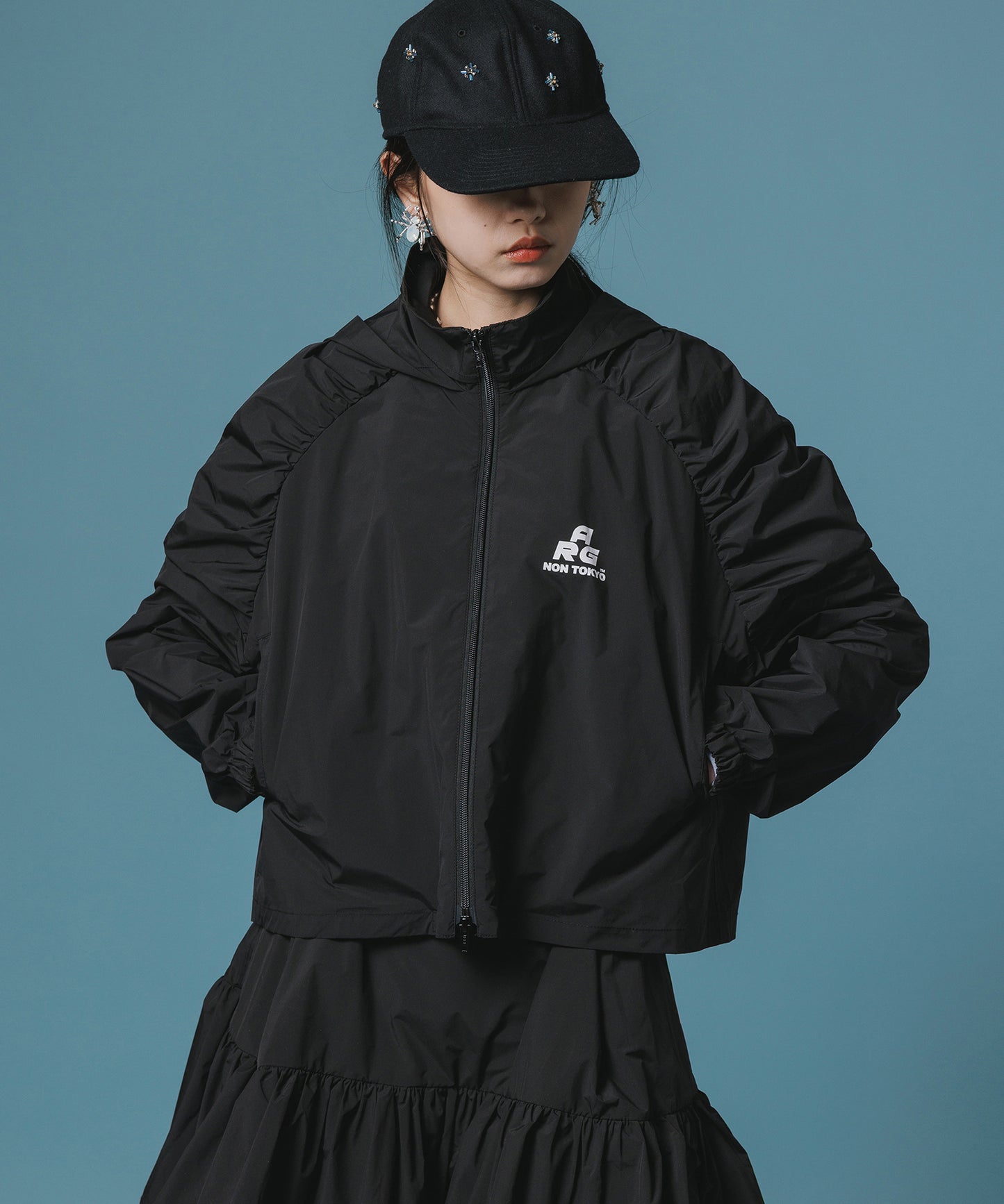2WAY GATHER SHOULDER BLOUSON