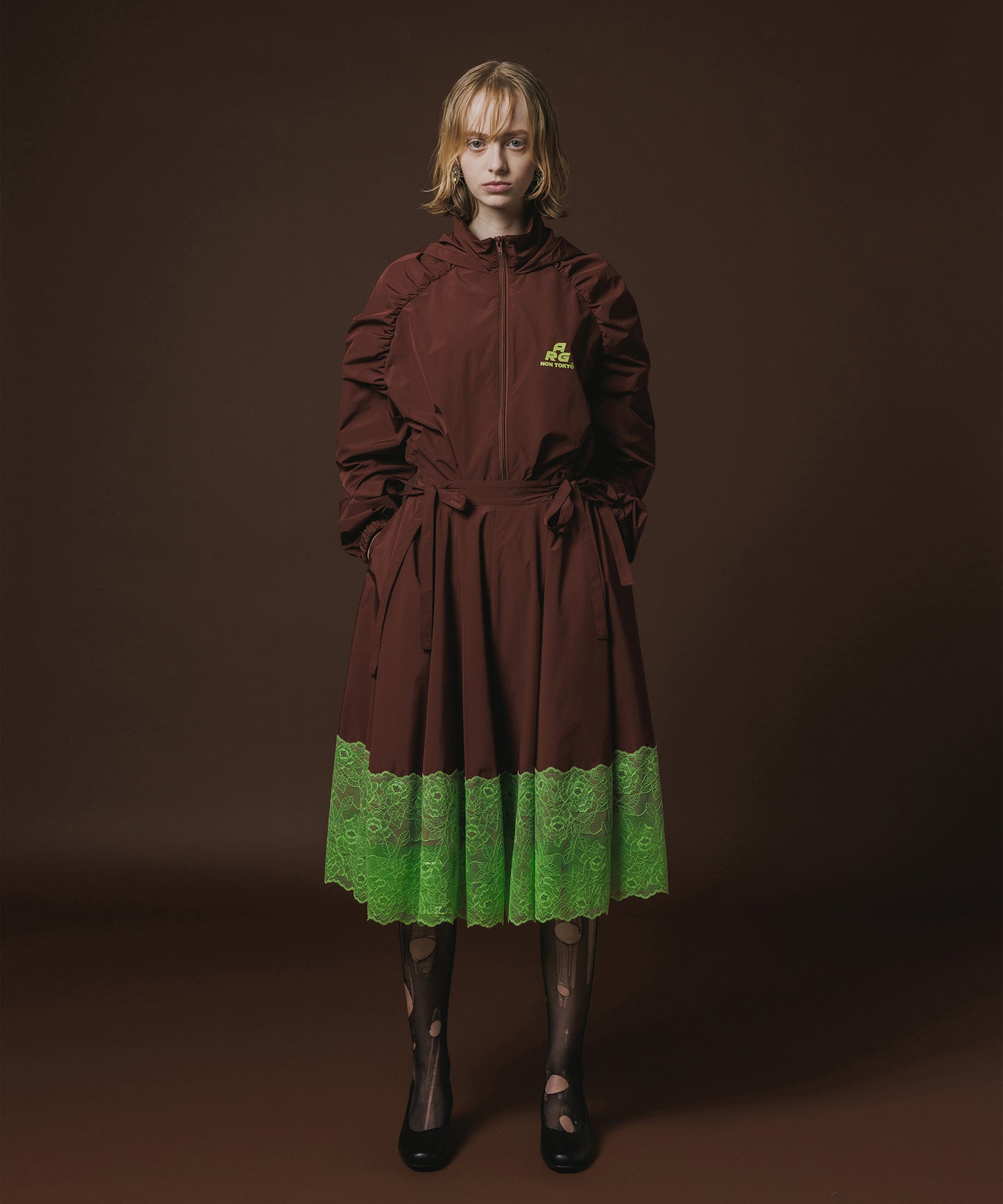 2WAY GATHER SHOULDER BLOUSON