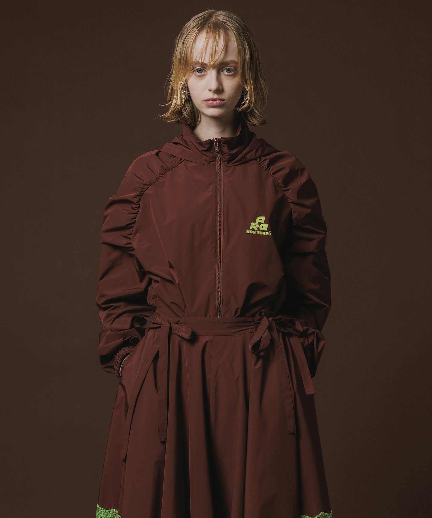 2WAY GATHER SHOULDER BLOUSON