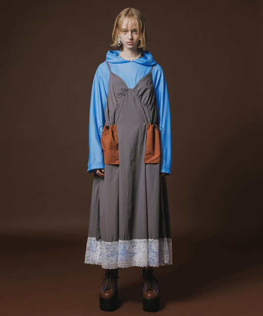 LACE GIMMICK ONE-PIECE