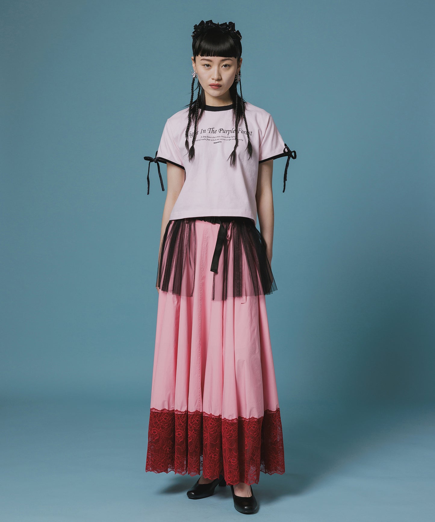 VELVET RIBBON T-SHIRT