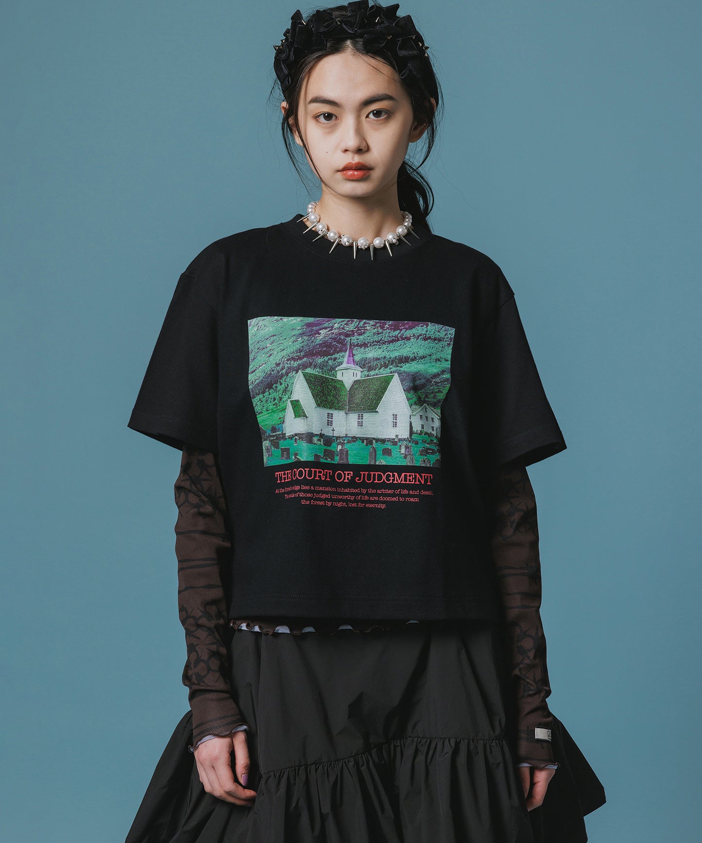 PRINT SHORT T-SHIRT(HOUSE)