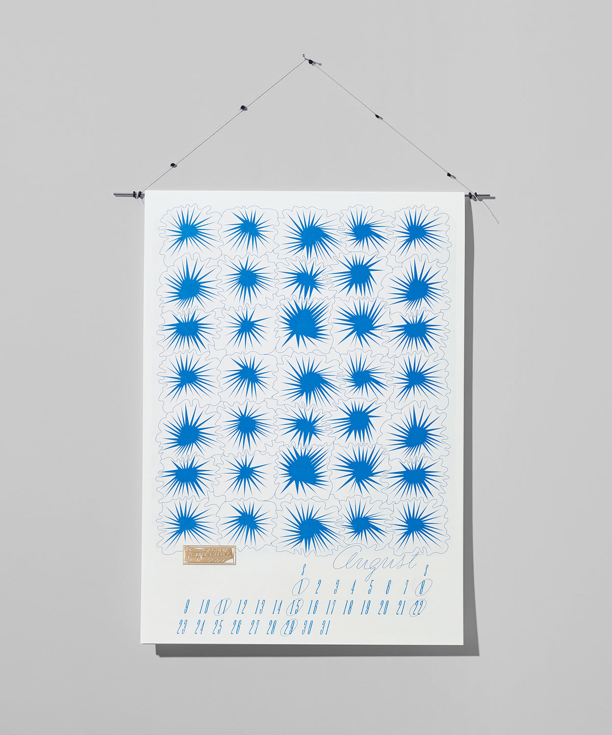 2027 カレンダー 「 CACUMA Patterns 2027」 Design :Yoshie Watanabe