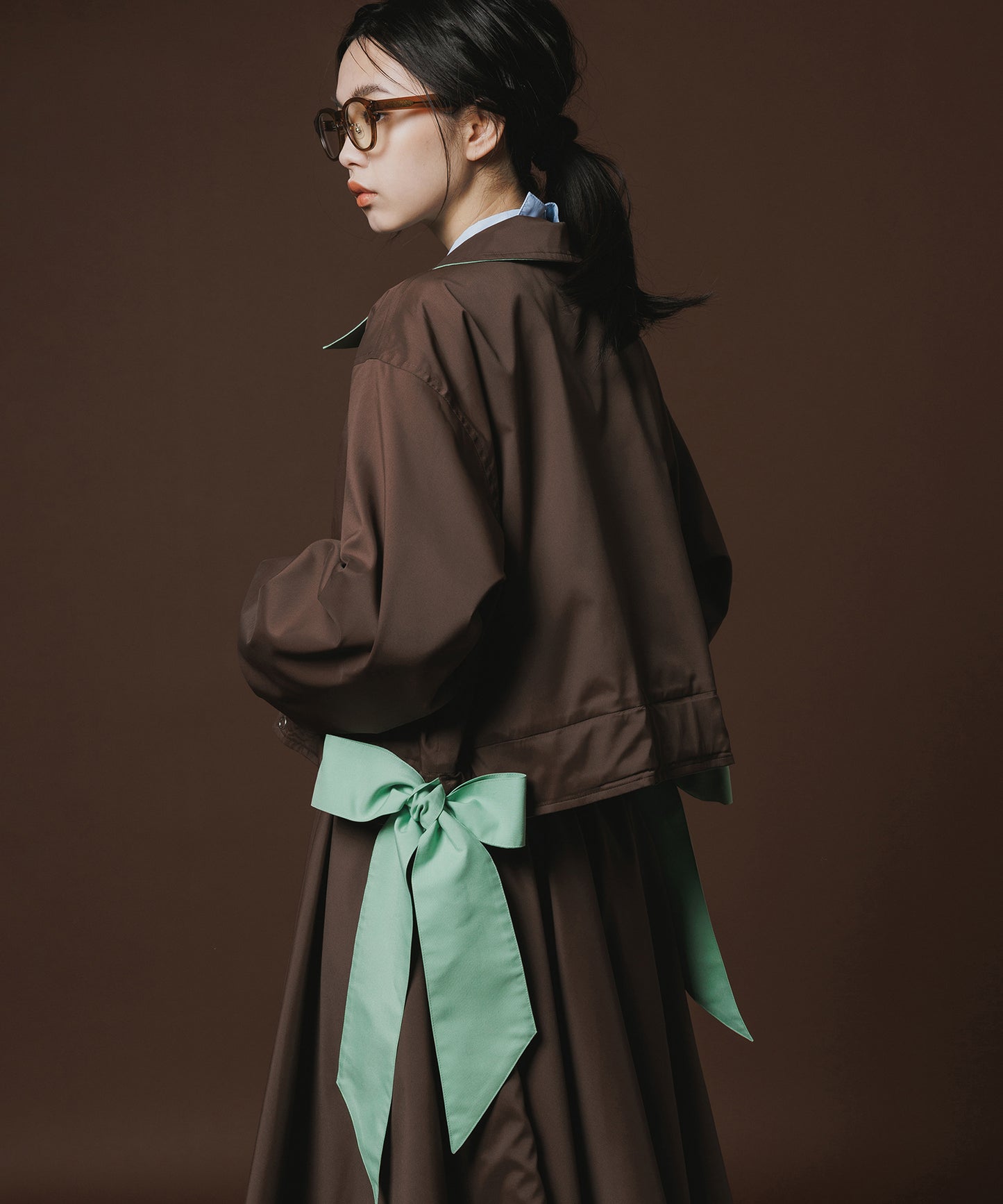 REVERSIBLE RIBBON JACKET