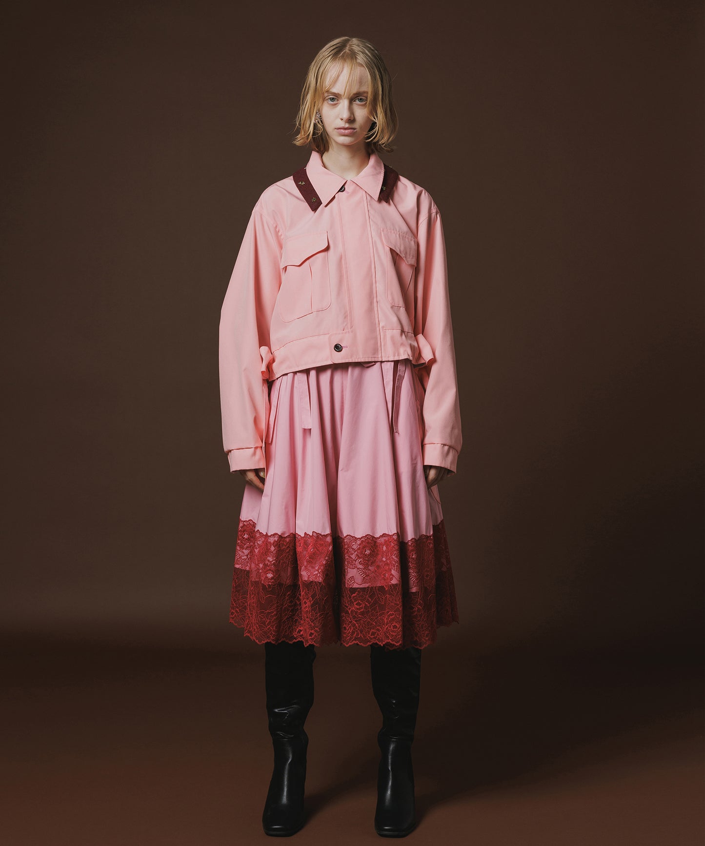 REVERSIBLE RIBBON JACKET