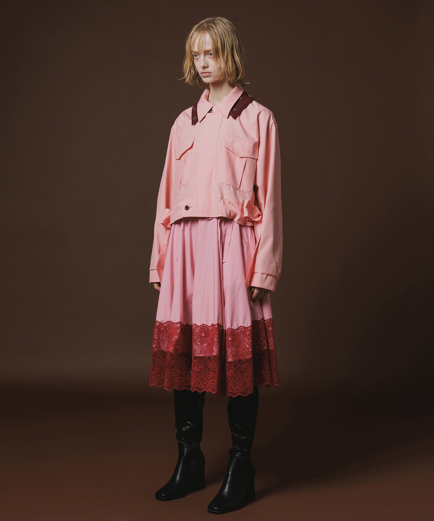 REVERSIBLE RIBBON JACKET