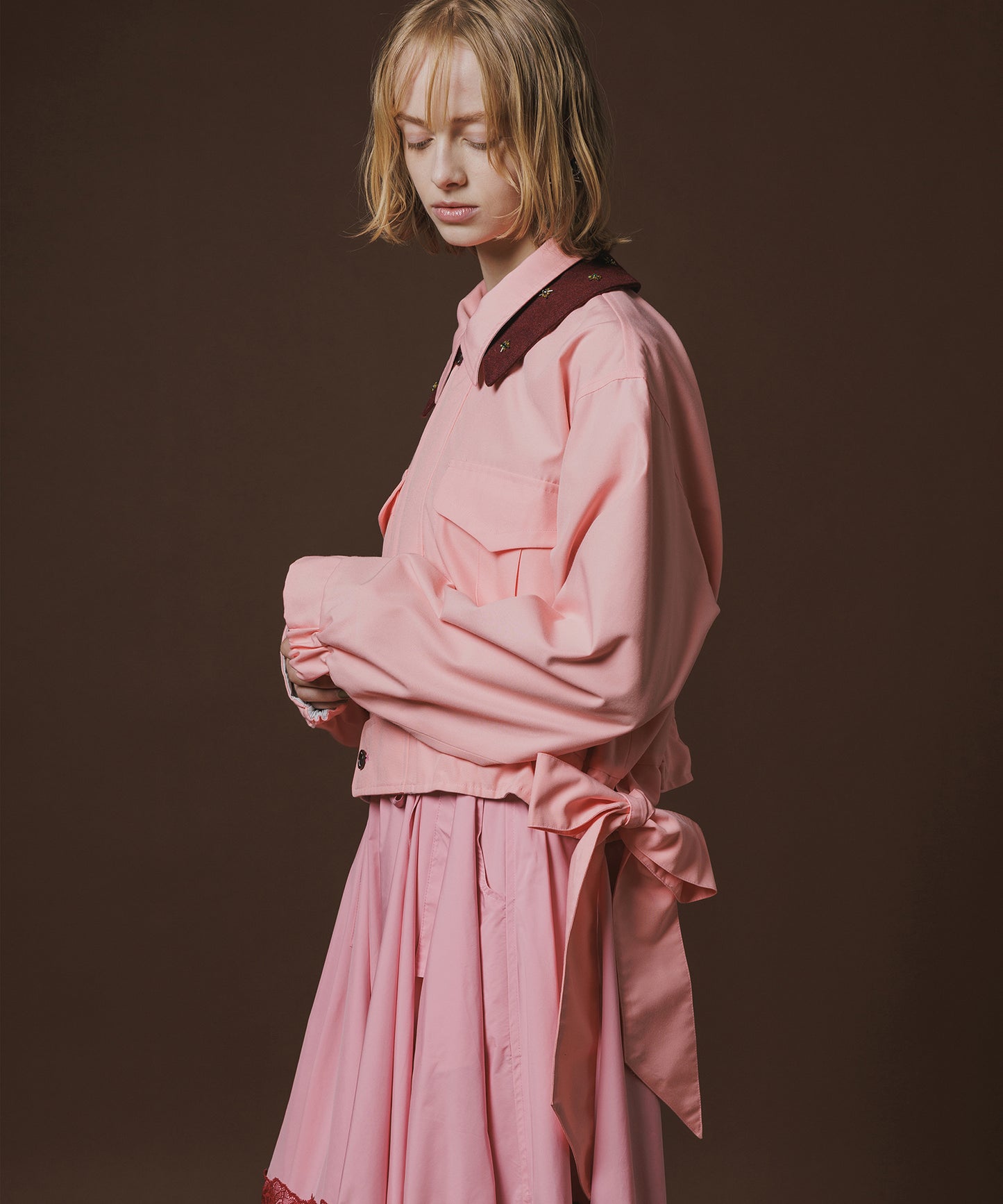 REVERSIBLE RIBBON JACKET