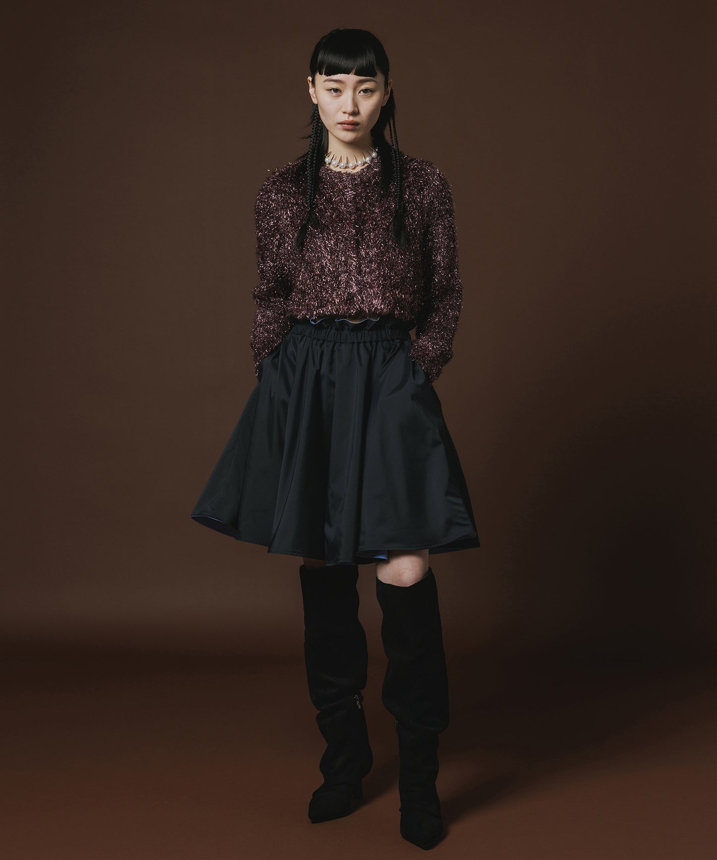 REVERSIBLE GATHER SKIRT