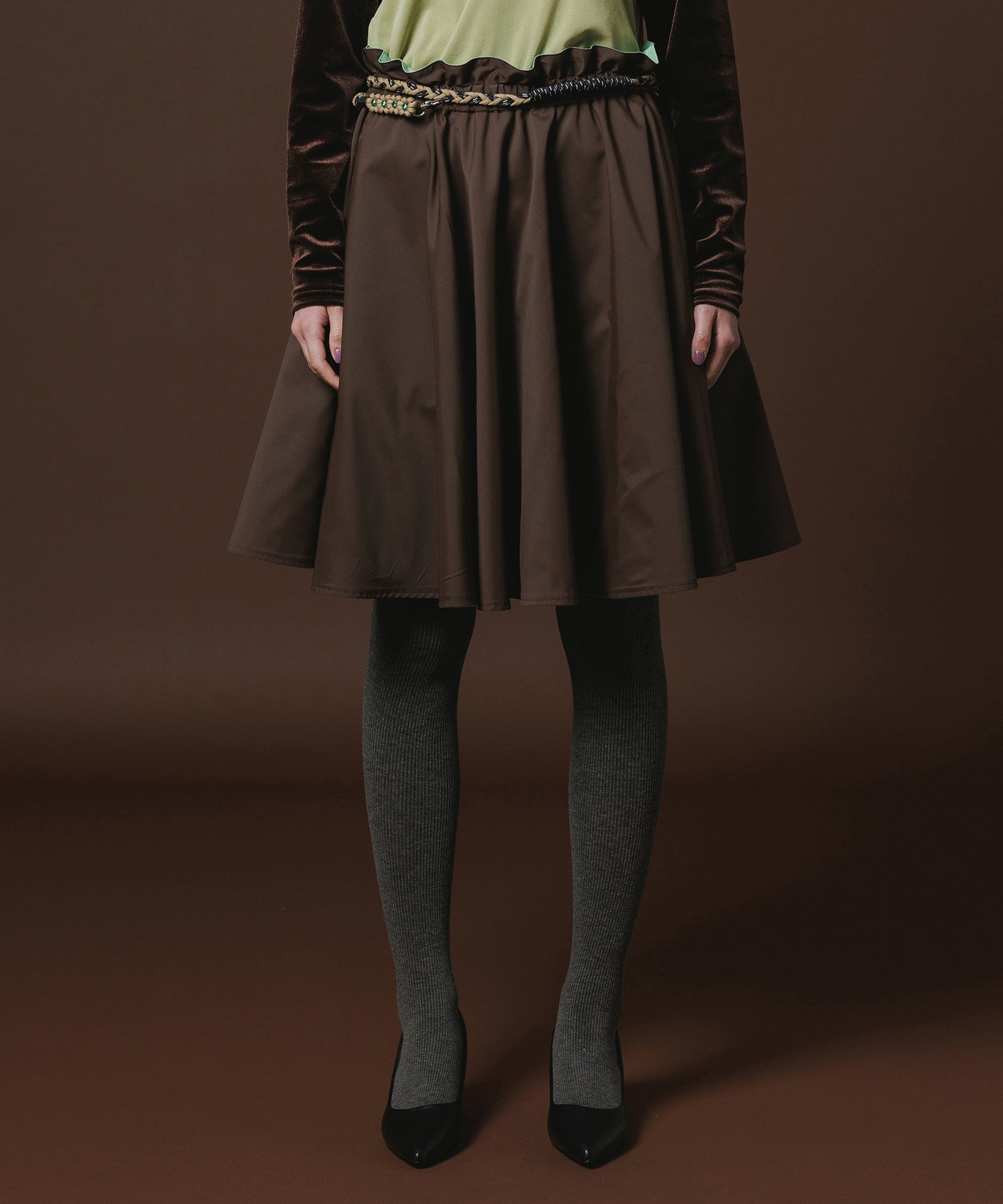 REVERSIBLE GATHER SKIRT