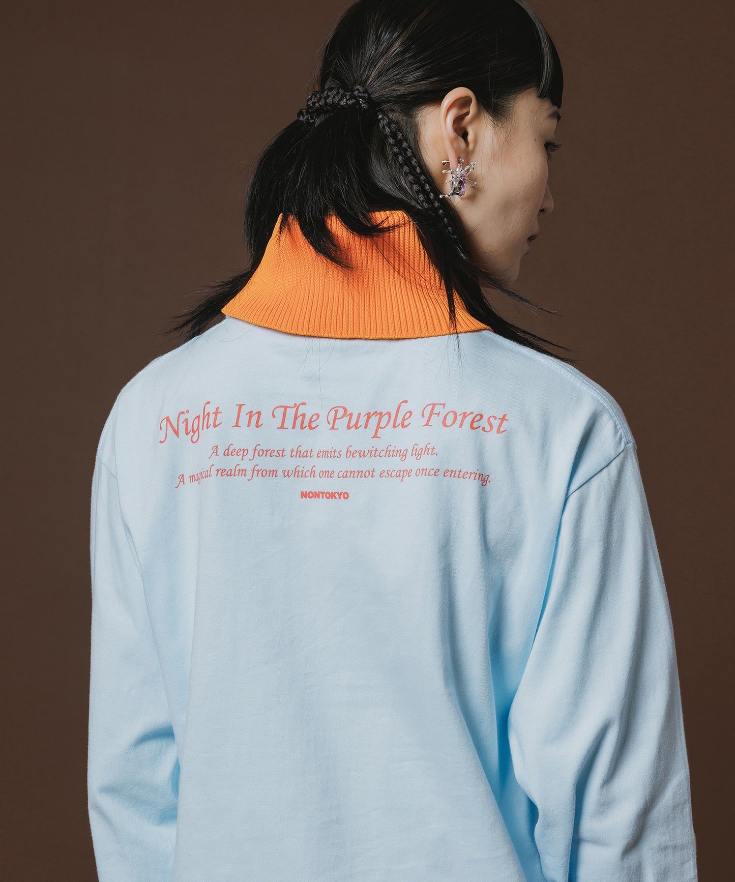 HIGH-NECK L/S T-SHIRT