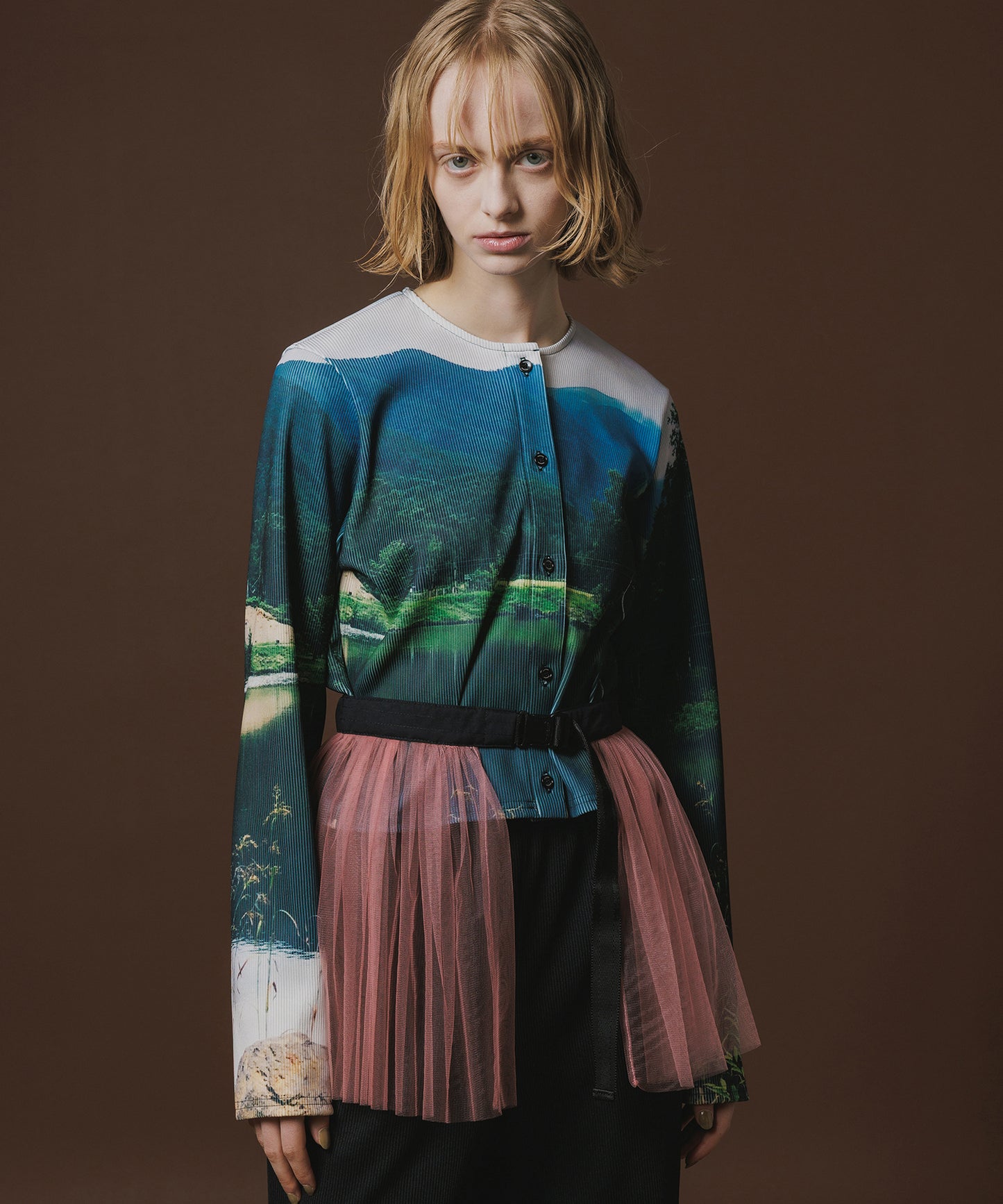 RIB COMPACT CARDIGAN