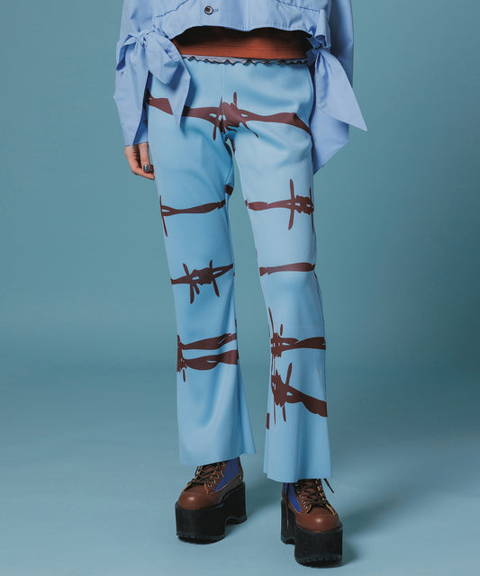RIB FLARE PANTS