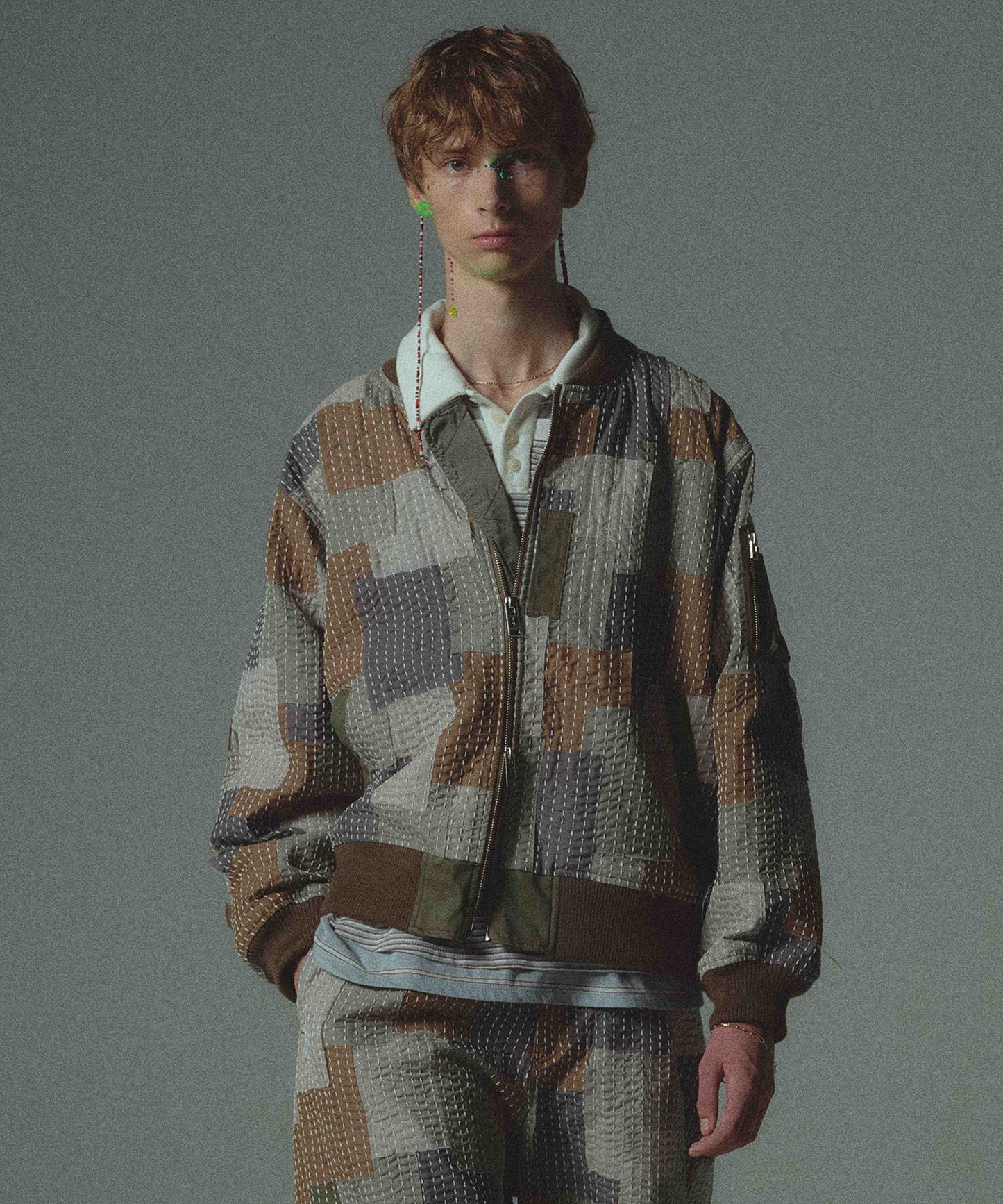 CHECK CAMO JACKET