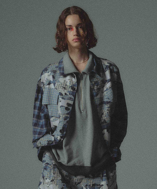 CHECK CAMO JACKET