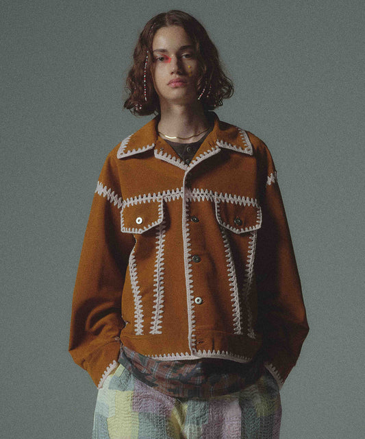 HAND KNITTING BLOUSON