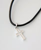 CROSS LEATHER CHOKER【商品納期 11月下旬】