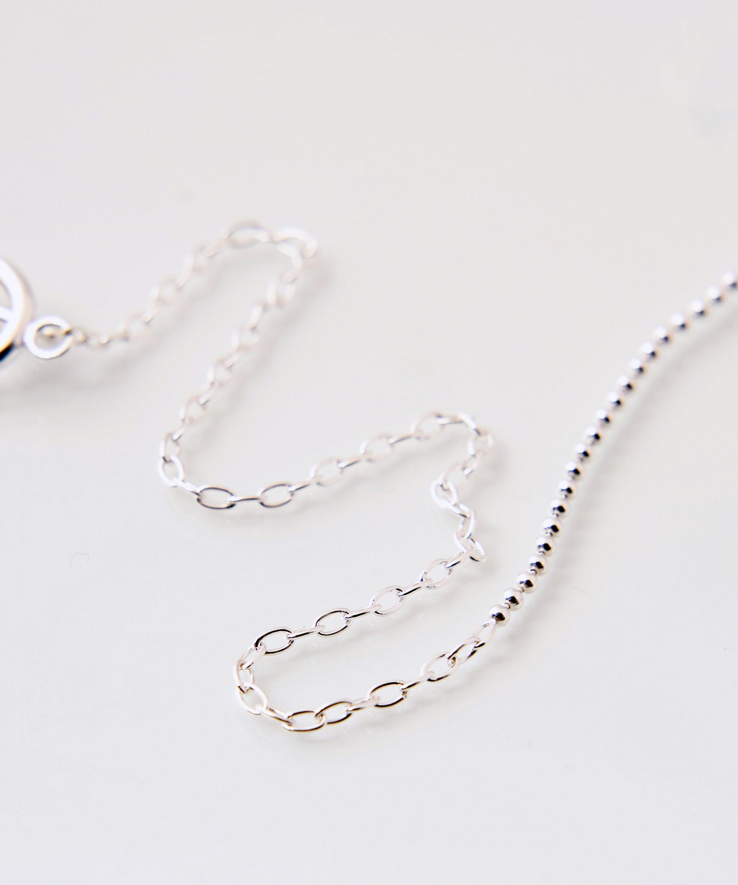 925 SILVER BALL SWITCHING NECKLACE