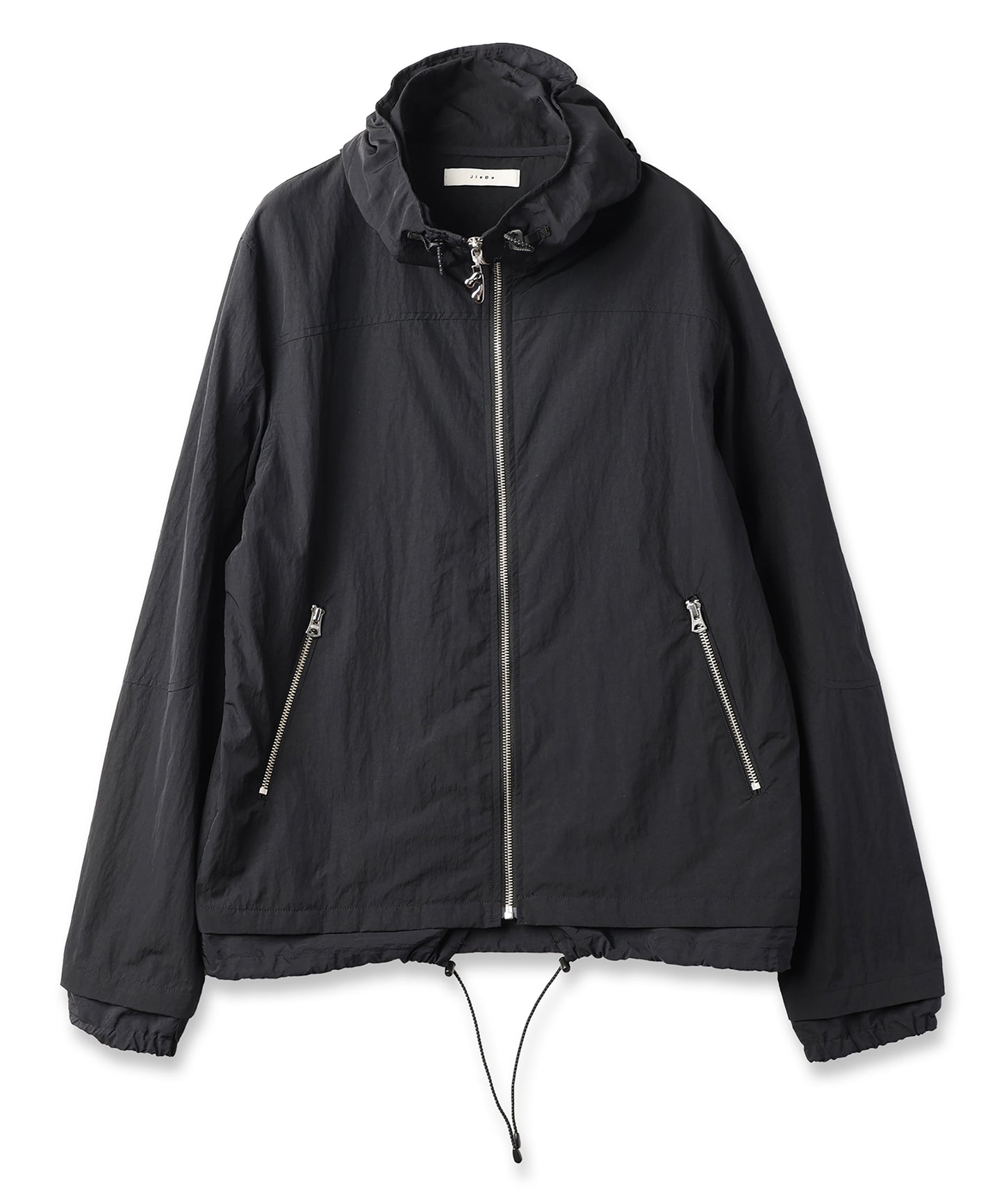 ZIP UP NYLON HOODIE