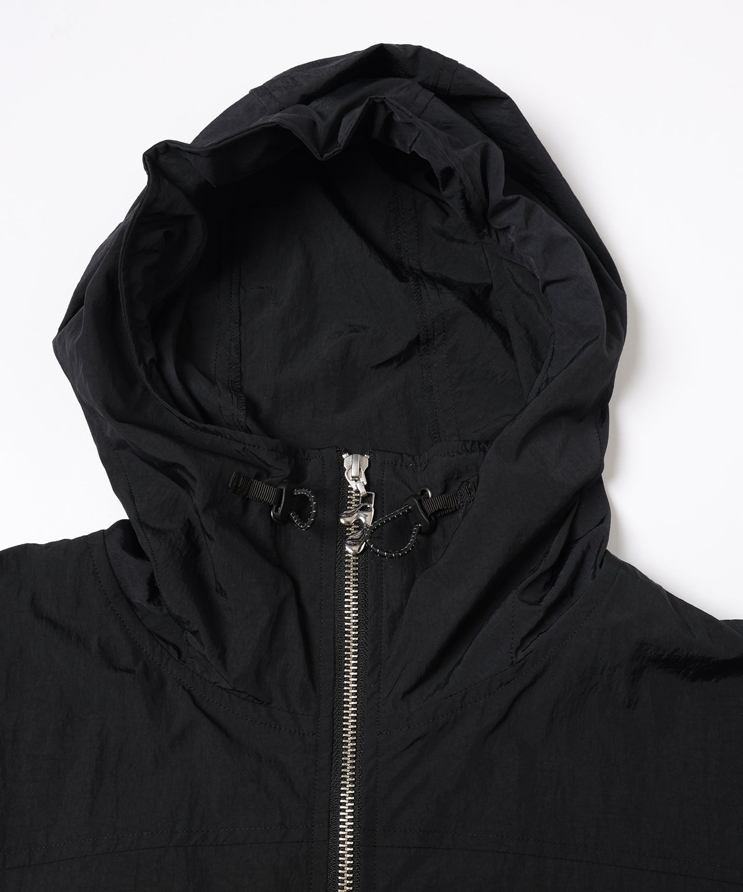 ZIP UP NYLON HOODIE