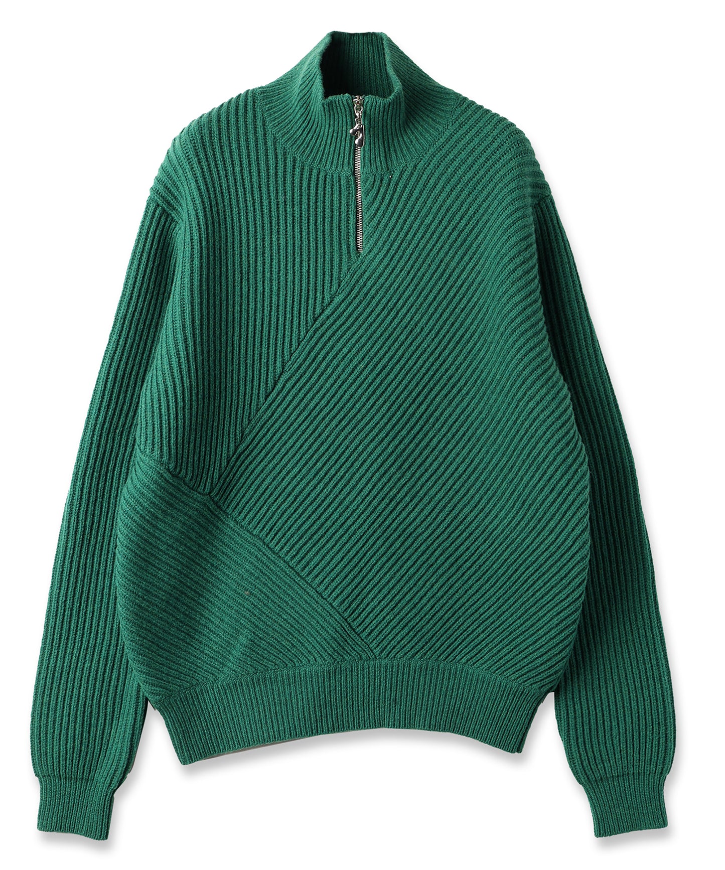 HALF ZIP KNIT