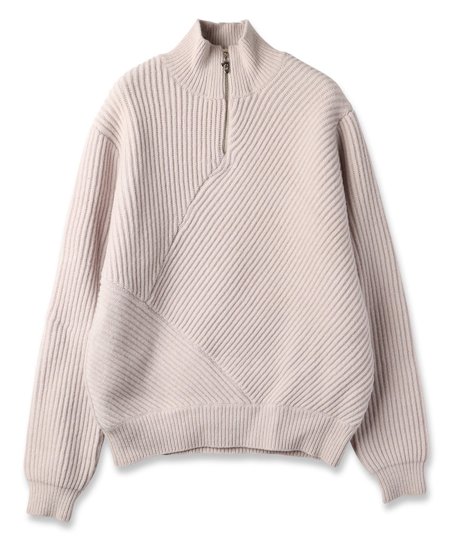 HALF ZIP KNIT