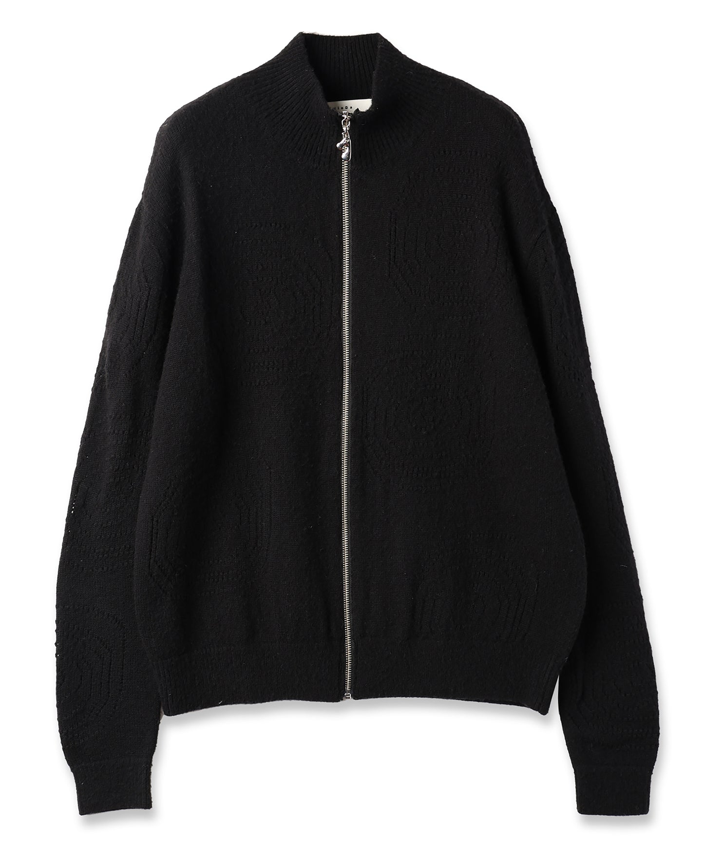 RIPPLES ZIP UP KNIT