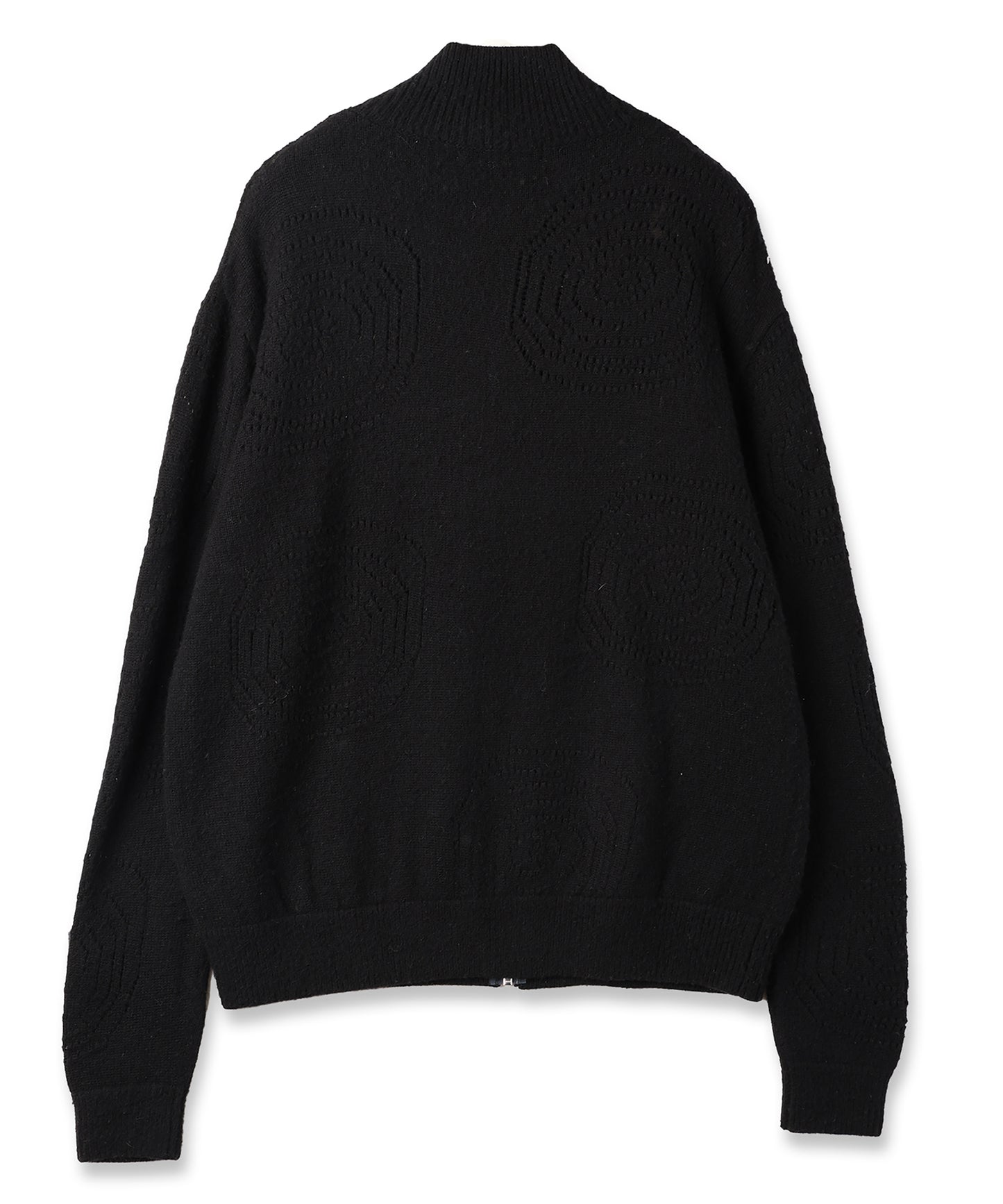 RIPPLES ZIP UP KNIT