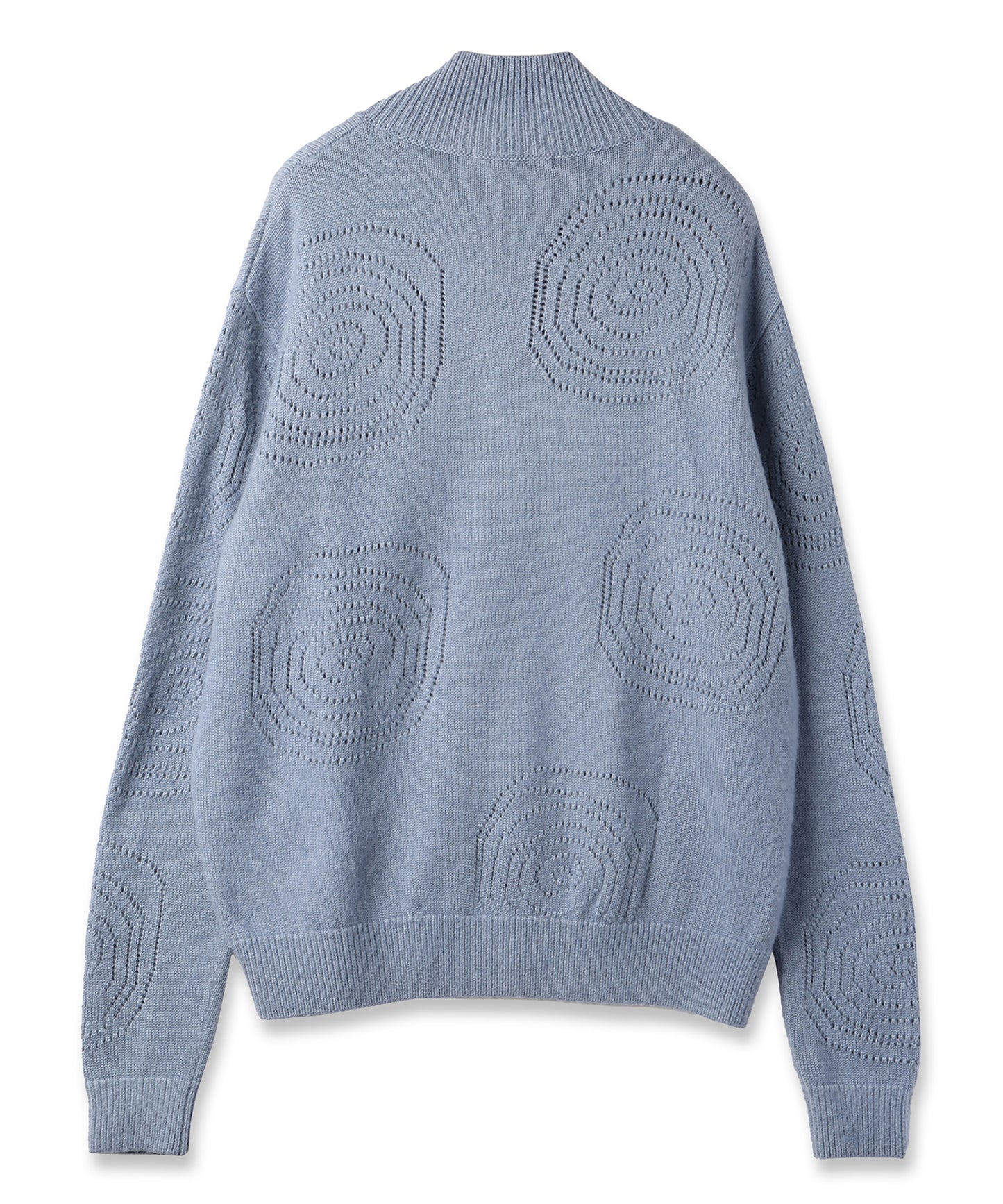 RIPPLES ZIP UP KNIT