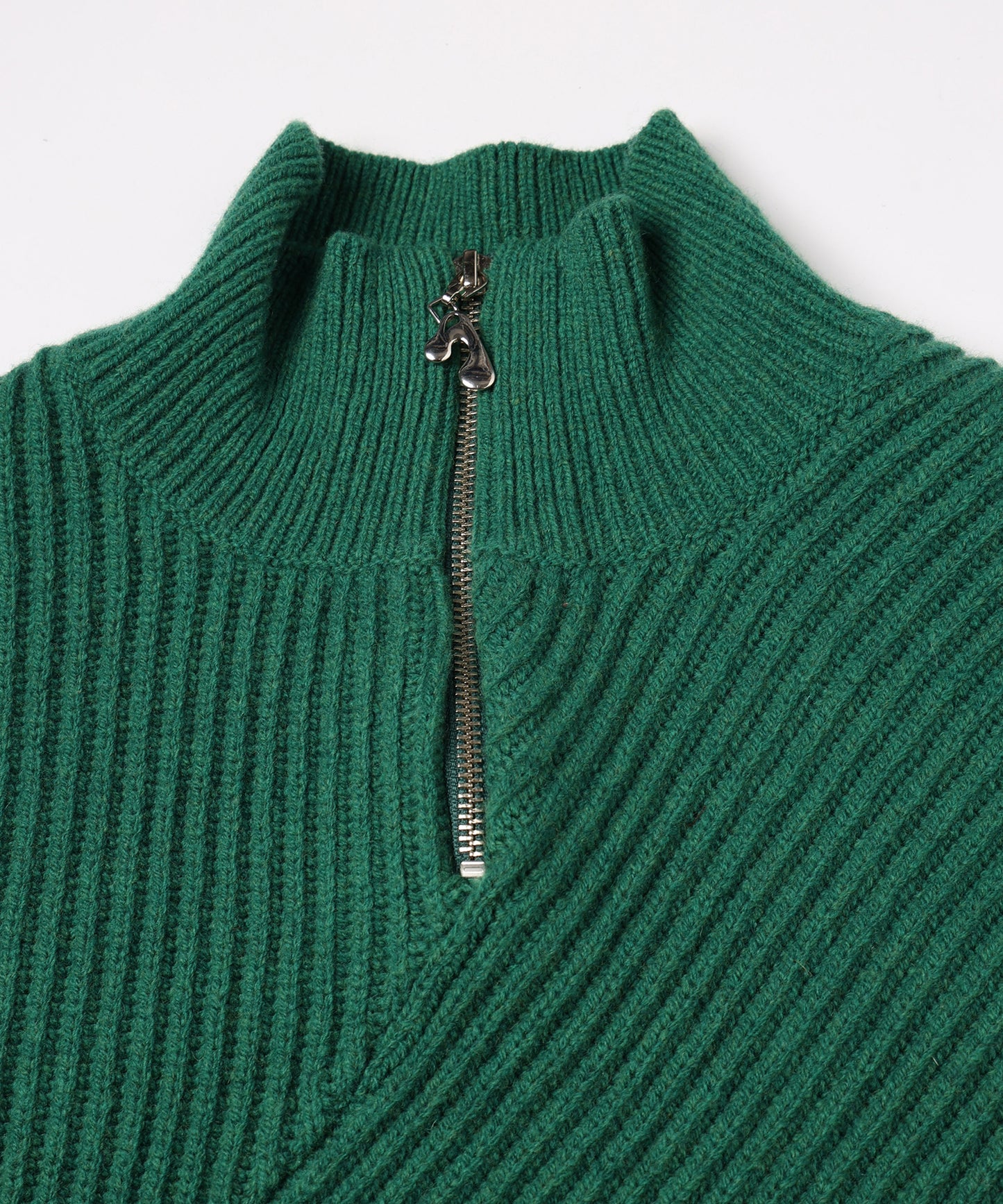 HALF ZIP KNIT