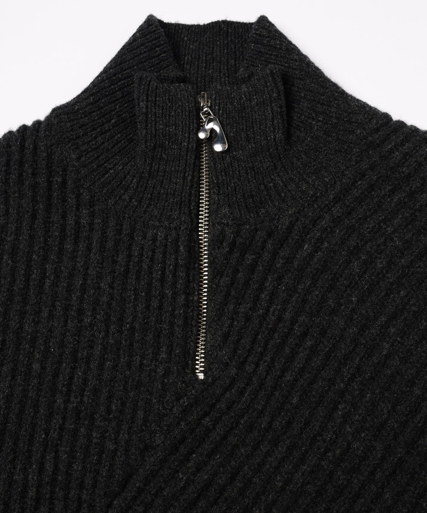 HALF ZIP KNIT