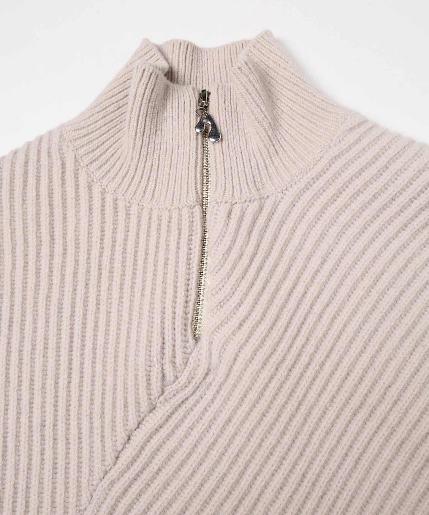 HALF ZIP KNIT