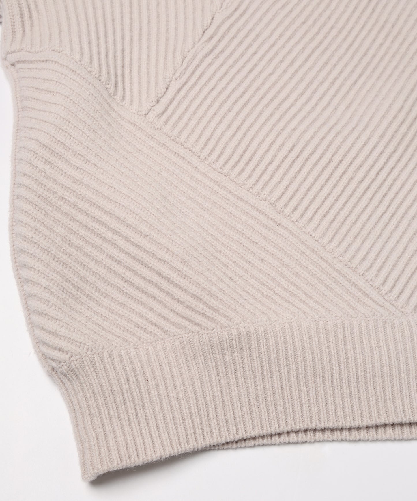 HALF ZIP KNIT