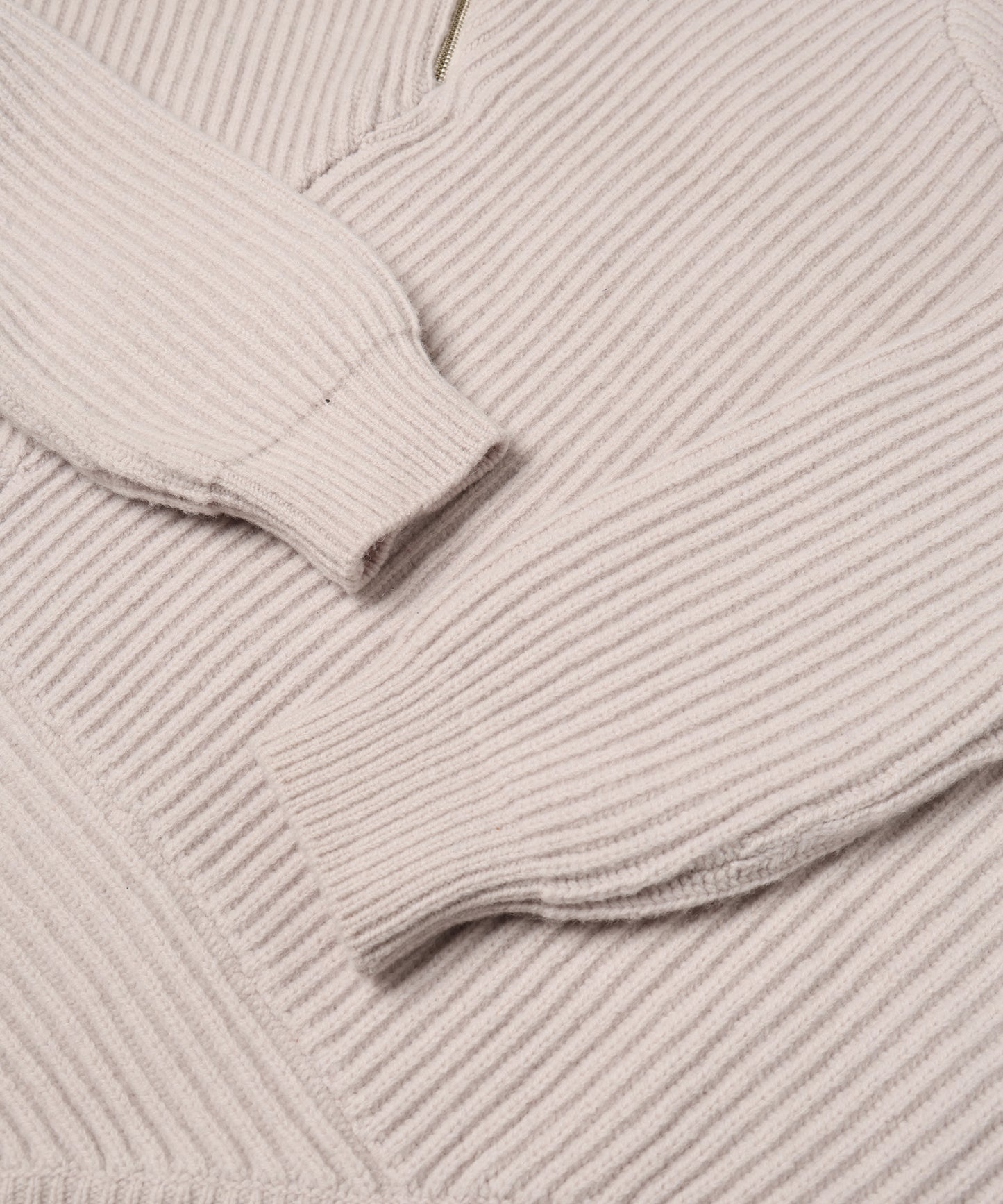 HALF ZIP KNIT